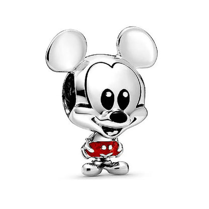 New fashion 100% S925 sterling silver Disney All-Star pendant beads, suitable for the original Pandora bracelet, women's fashion