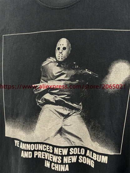 SAINT Vintage NIN Nine-inch Nail T-Shirts Best Quality Vintage Washed T Shirt Tee Tops