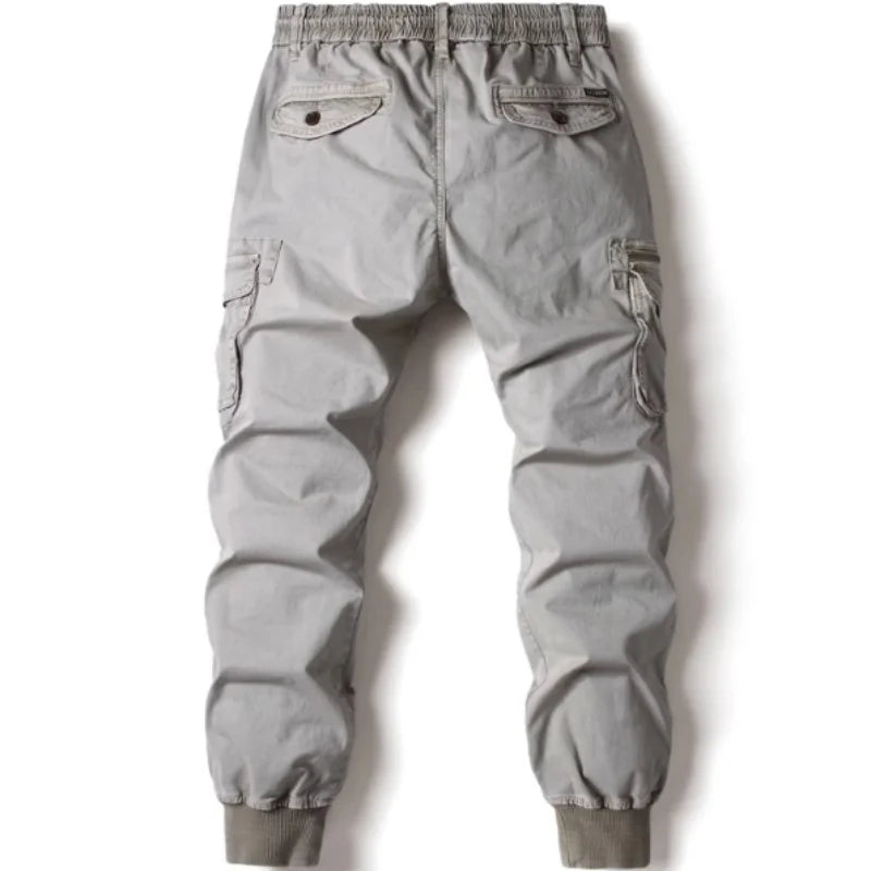 Cargo Pants Men Jogging Casual Pants Cotton Full Length Tactical Military Pants Trousers.