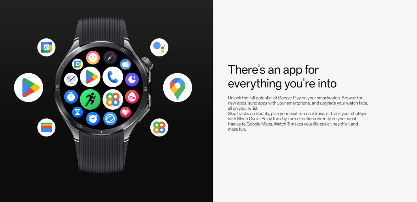 Global Version OnePlus Watch 3 Smart Watch 1.50inches LTPO  AMOLED Display Snapdragon W5 Processor Dual Frequency GPS Wear OS