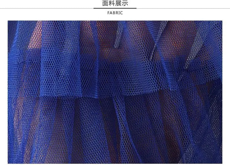 Chamliforve Women Tulle Mesh Skirt Elegant Elastic Waist Fairy Long A-line Tutu Skirt for Spring Summer Long Cake Skirt