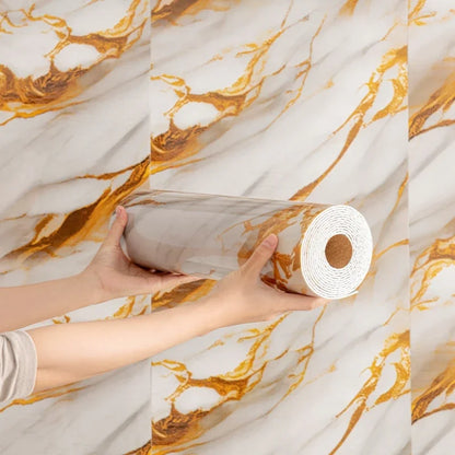 Selbstklebende Wandaufkleber aus dickem Schaumstoff, Marmorimitat, Tapeten für Schlafzimmer, Heimdekoration, wasserfeste Wandpaneele zum Abziehen und Aufkleben