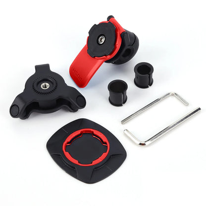 Universal Motorcycle Bike Phone Holder Stand Bicycle Phone Bike Holder 360° Rotatable Support Security Bracket Quick Release.