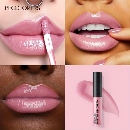 Long Lasting Butter Lip Gloss Lip Balm Liquid Lipstick Waterproof Lipstick Cosmetics Makeup Lipgloss for Women Girls.