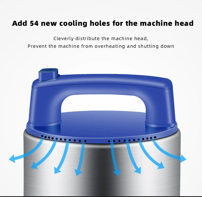 DIVEDEER Meat grinder household electric stainless steel cooking stirring garlic mince mince machine small garlic puree.