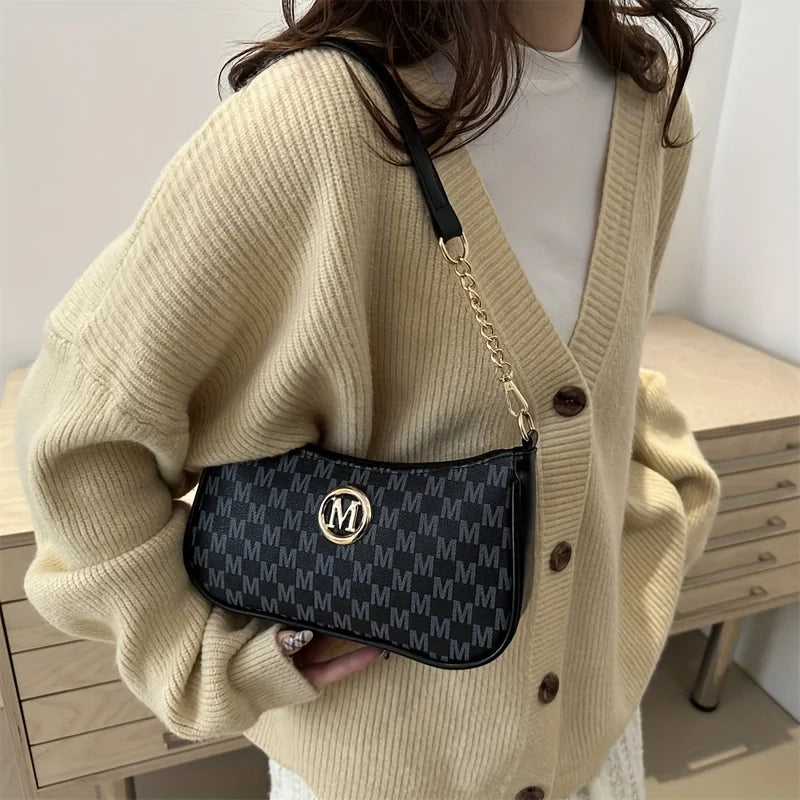 Vintage Style Handbag Crossbody Bag, Adjustable Strap Women Messenger Shoulder Bag, Sophisticated Accessory Tote Bag Purse.