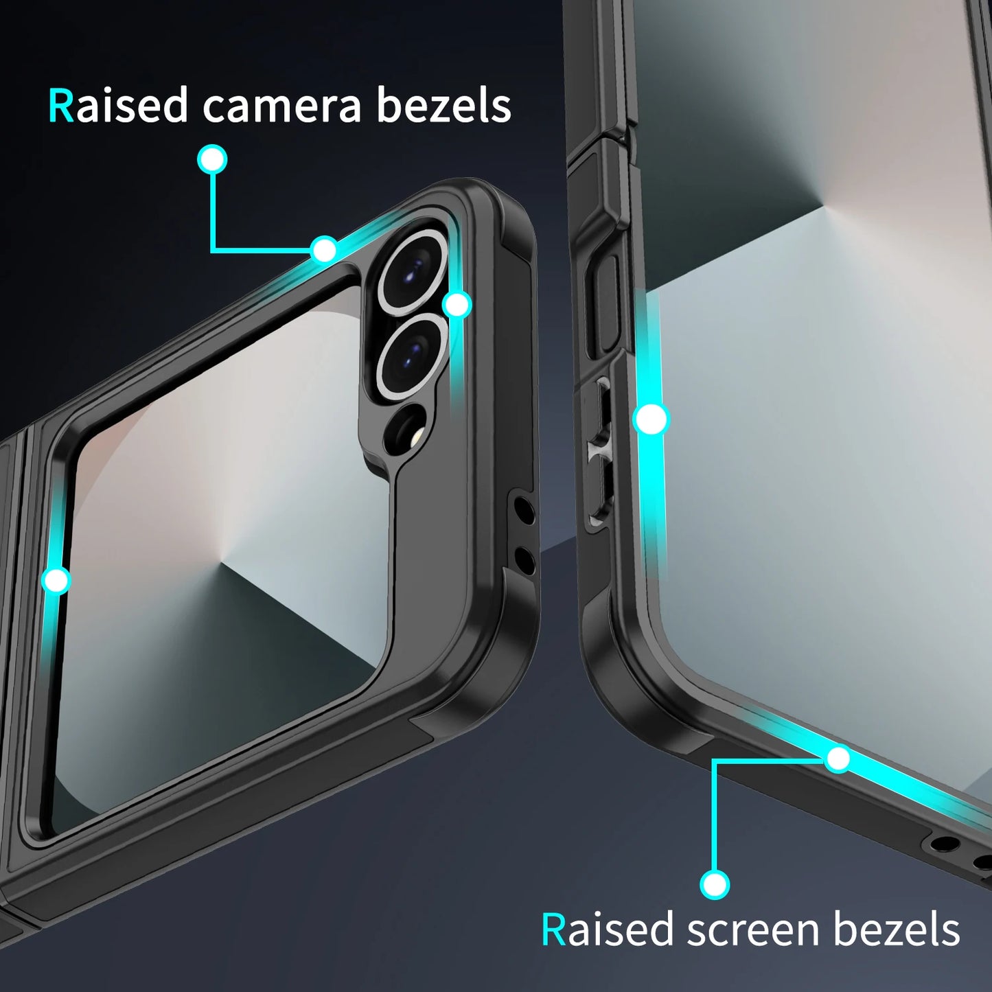 Luxury Original Official Slim Matte Protection Phone Case Samsung Galaxy Z Flip 7 6 5 4  For Wireless Charging Shockproof Cover.