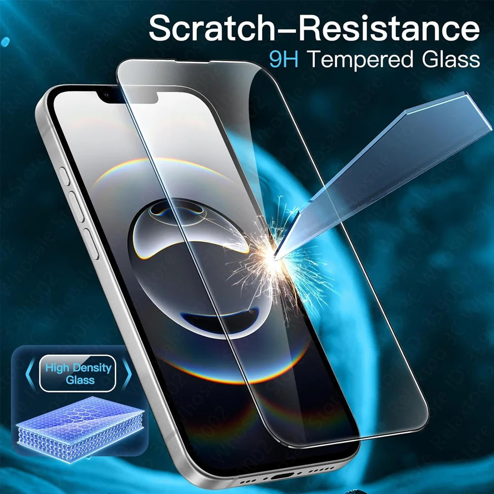 1-5PCS 10D Tempered Glass Case For iPhone 16e 5G Screen Protector For Apple IPhone 16 Pro Max 16Plus 16Pro IPhone16 e Glass Film.