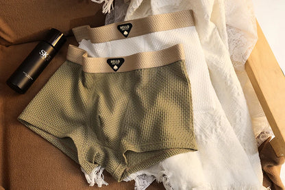 3Pcs männer Unterwäsche Eis Seide Mesh Boxer Shorts Sexy Höschen Mann Unterhose Dünne Männliche U Konvexen Dessous Großhandel viele L-6XL