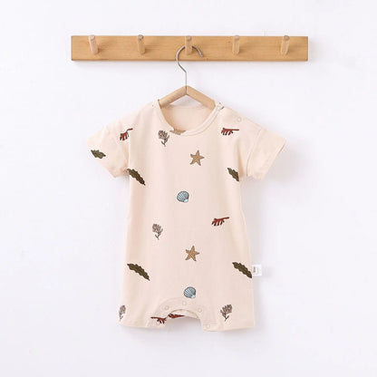 0-24M Newborn Kid Baby Jungen Mädchen Kleidung Drucken Baumwolle Romper Nette Süß Einem Stück Overall Sommer Neue geboren Outfit.