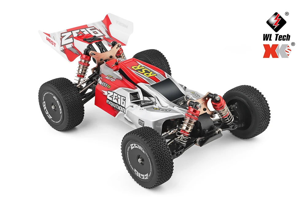 WLtoys 144010 144001 75KM/H 2.4G RC Car Brushless 4WD Electric High Speed Off-Road Remote Control Drift Toys for Children Racing