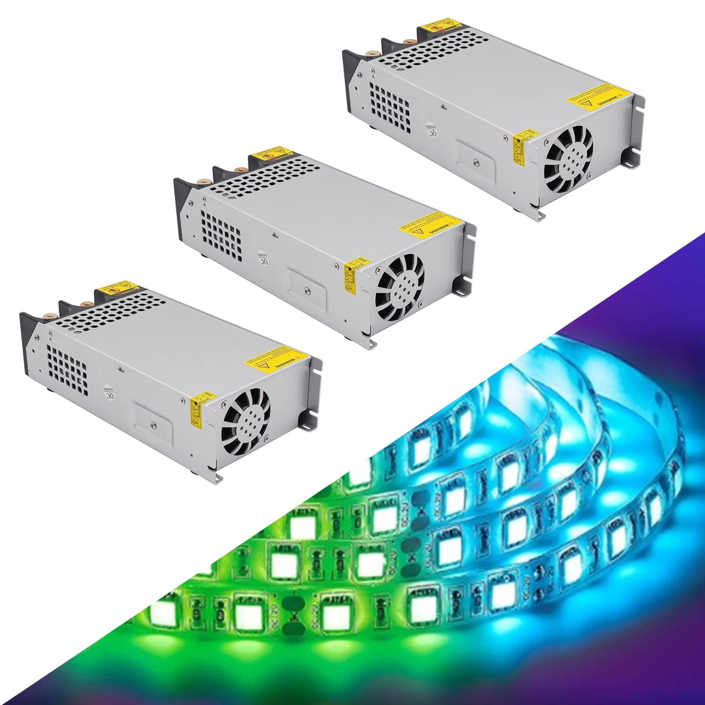 1000W Power Supply Transformer 220V to 12V/24V/36V  Switching Power Supply Source Adapter for LED Light Strip CCTV Camera.