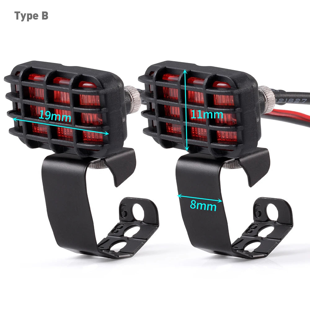 AXSPEED 1Set LED Lights Headlights Spotlight for TRX-4 TRX-6 Axial SCX10 90046 Wraith 1/10 RC Car Decoration Parts Accessories.