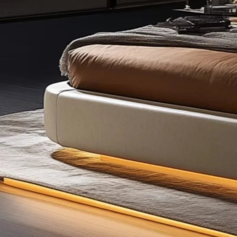 Elegantes, multifunktionales Kingsize-Bett, luxuriöses Design, ultimativer Komfort, Transformation im Schlafzimmer zur entspannenden Oase-Dekoration