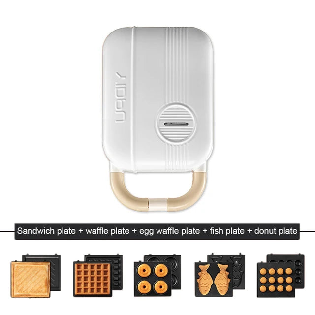 650W Electric Sandwich Maker Waffle Machine Toaster Baker Takoyaki Pancake Donuts Sandwichera Breakfast Machine 220V