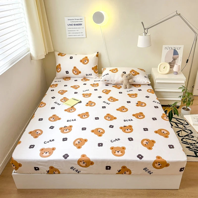 1pc Warm Winter Elastic Fitted Sheets Adjustable Flannel Velvet Mattress Cover Fluffy Fitted Bed Sheets for 200 Queen 180 size