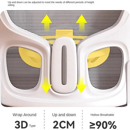Computerstuhl, Heimsitz, Taille, Studentenschreibtisch, Arbeitsstuhl mit Lift und verstellbarer Rückenlehne