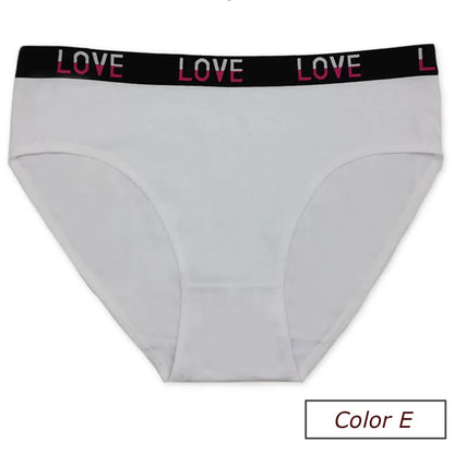 Cotton Underwear Women Panties Plus Size Briefs Female Knickers Lady Lingerie High Waist Wide Belt Underpants 6 Pieces/Lot.