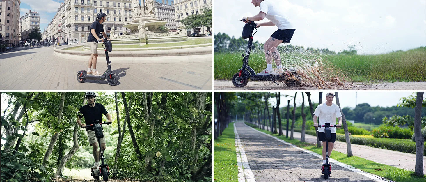 Isinwheel GT2 Foldable Adult Electric Scooter E-Scooter 800W Electric Kick Scooter 48V 15Ah Skateboards 45km/h Kickboard.