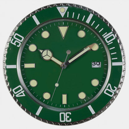 1pc 13 inch Luxus kreative Metall Wanduhr, Wohnzimmer und Arbeits zimmer Dekoration Wanduhr, fluor zierende Uhr Zifferblatt, batterie frei