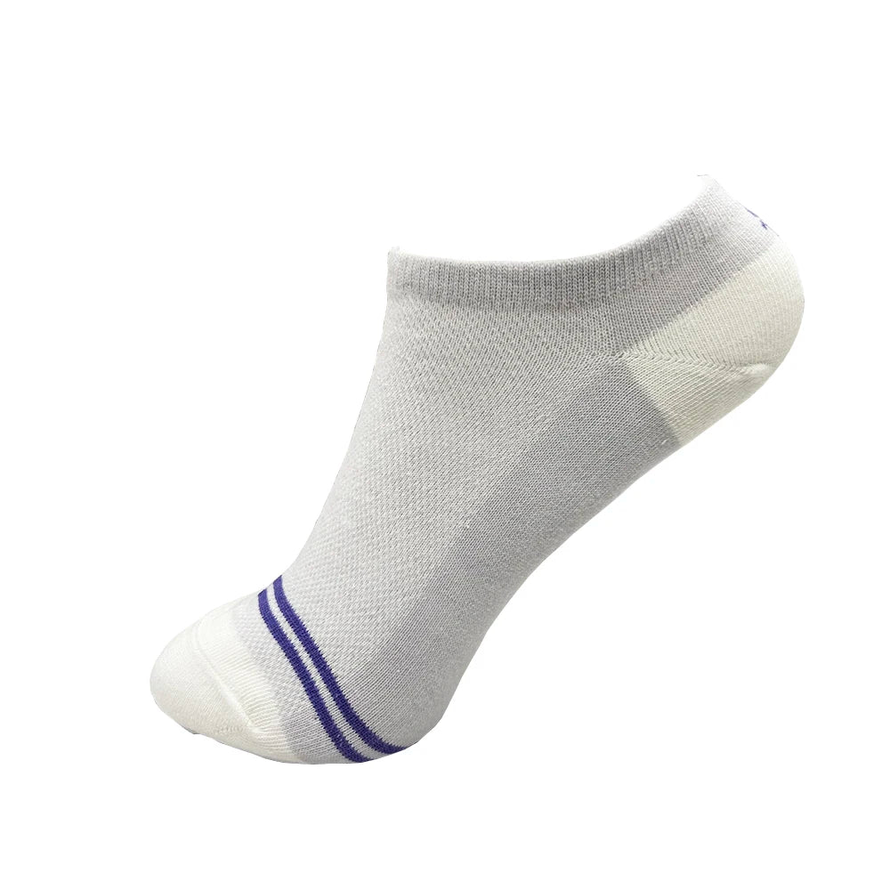 4 Pairs Cotton Women's Boat Socks No Show Socks Set for Lady White Invisible Cotton Socks Pack Pink Black Breathable Summer.