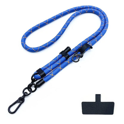 Phone Lanyard Adjustable 1 Cm Diameter Outdoor Universal Case Crossbody Shoulder Card Neck Cord Clip Hang Anti-lost Wrist Strap