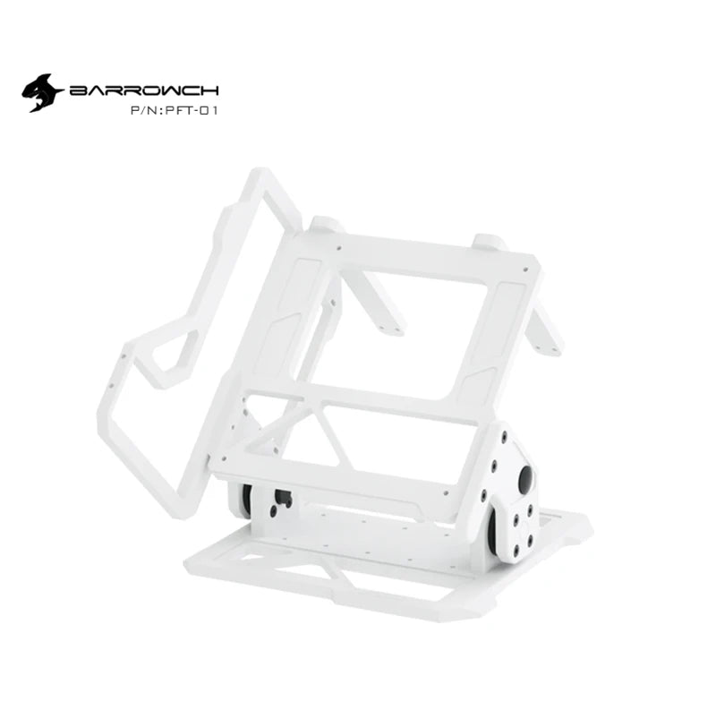 Barrowch ITX Open Frame Aluminum Alloy Water-cooling Computer Case DIY Adjustable Angle PFT-01.