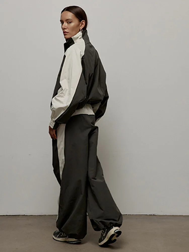 Two Piece Sets Pant Set Women Tracksuit Jogger Y2k Sweatshirts Autumn Winter Sports Elastic Waist Streetwear Pants Matching Sets