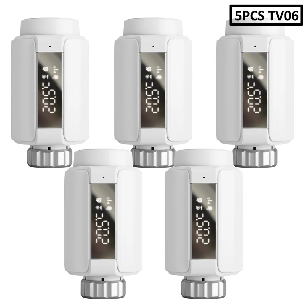 WIFI & Zigbee Thermostatic Radiator Valve Smart Radiator Actuator TRV Temperature Controller Voice Control via Tuya Zigbee2MQTT