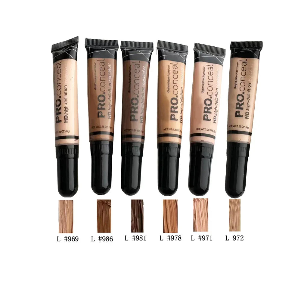 Concealer Cream Oil Control Liquid Foundation Women Face Makeup Korean Cosmetics Long Lasting Contour Gel.
