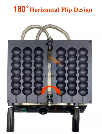 7 Holes Takoyaki Waffle Maker 3 Sticks Cheese Waffle Machine Snack Electric Waffle Machine Candied Haws Cake Baking Quail.