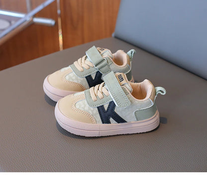 2025 Designers Kid's Sneakers PU Leather Waterproof Infant Baby Toddler Shoes Ergonomics Girl's Sneakers Children's Sport Shoes.