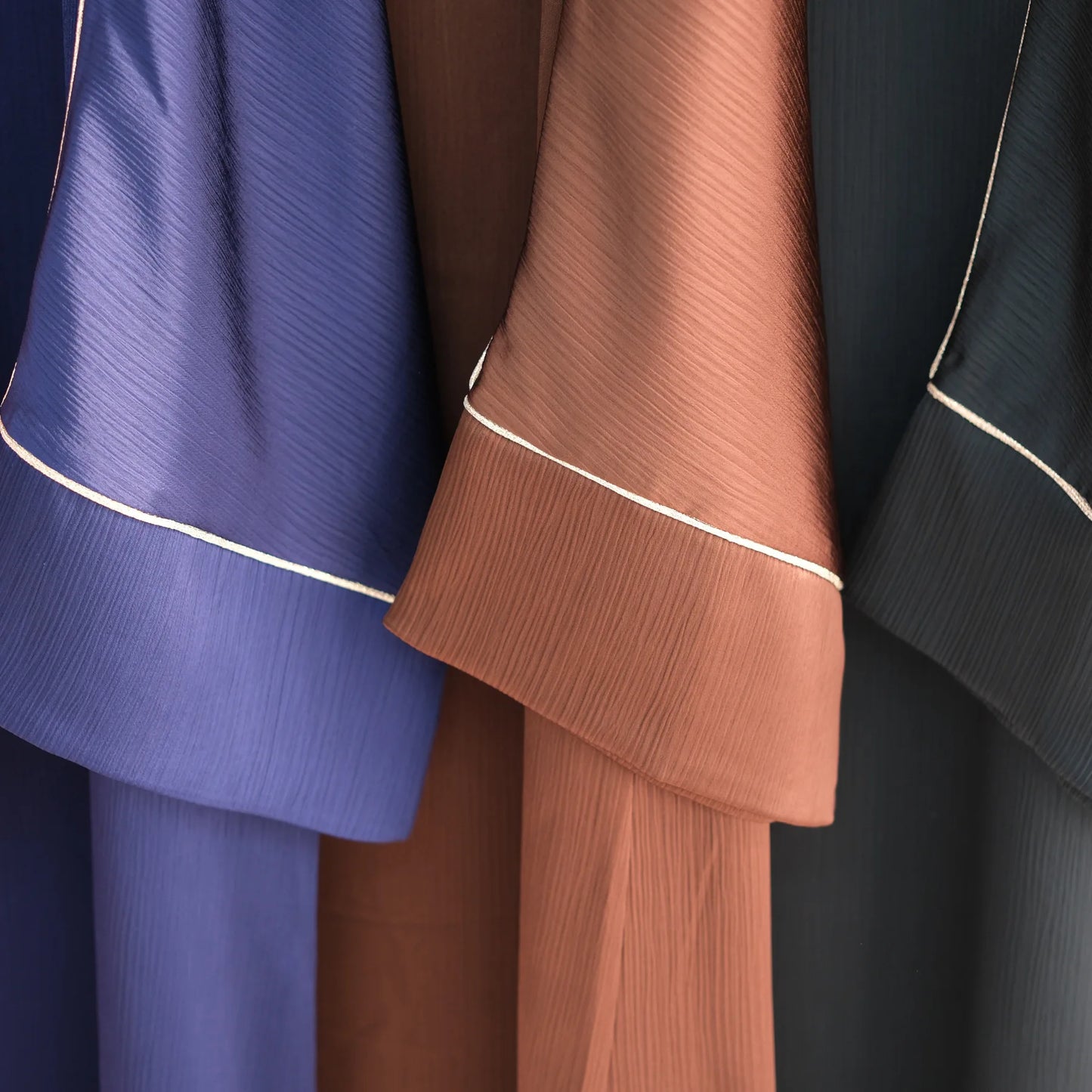 Ramadan Satin Abaya Damen Dubai Modest Dress Islam Muslim Kaftan black abayas For Women Kebaya Vestidos Robe Femme Musulmane.