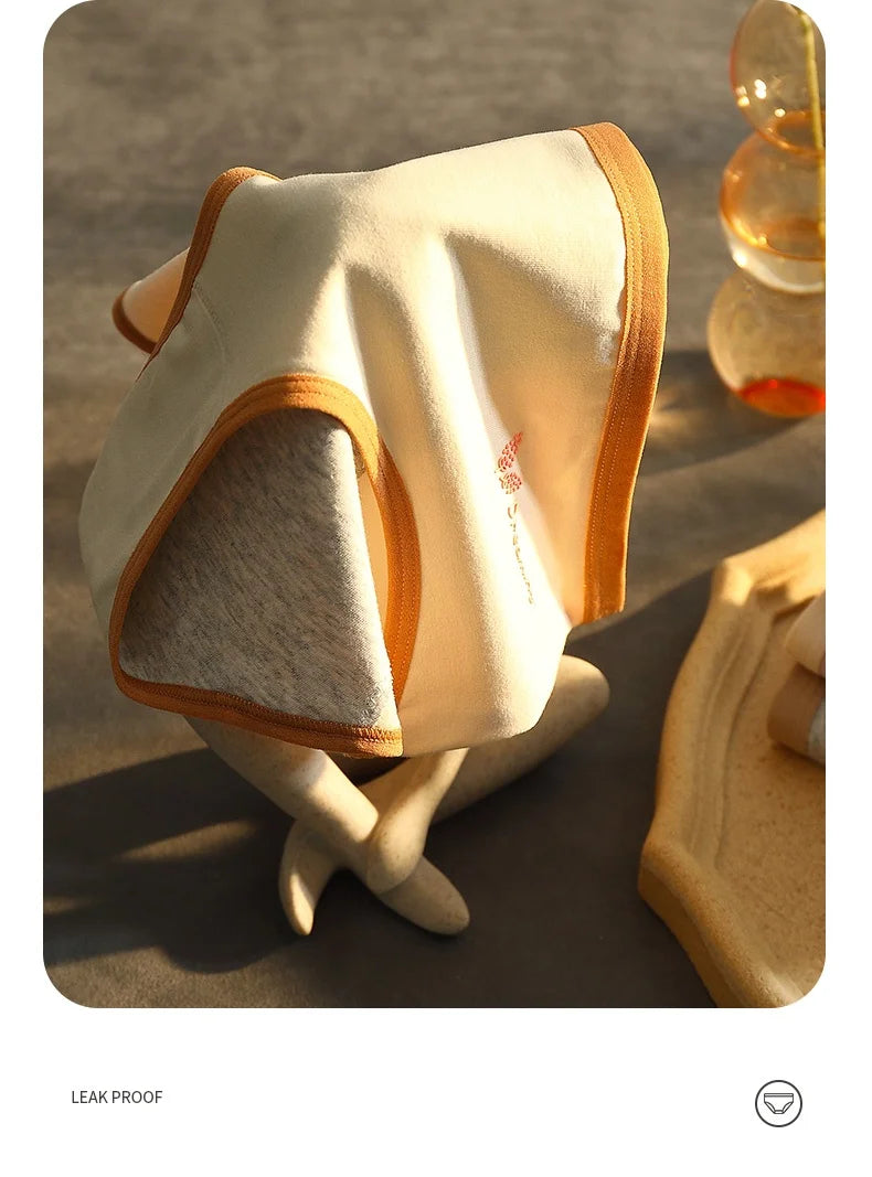 Menstrual Period Panties Women Cotton Plus Size Leakproof Period Underpants Breathable Female Waterproof Menstruation Breifs.