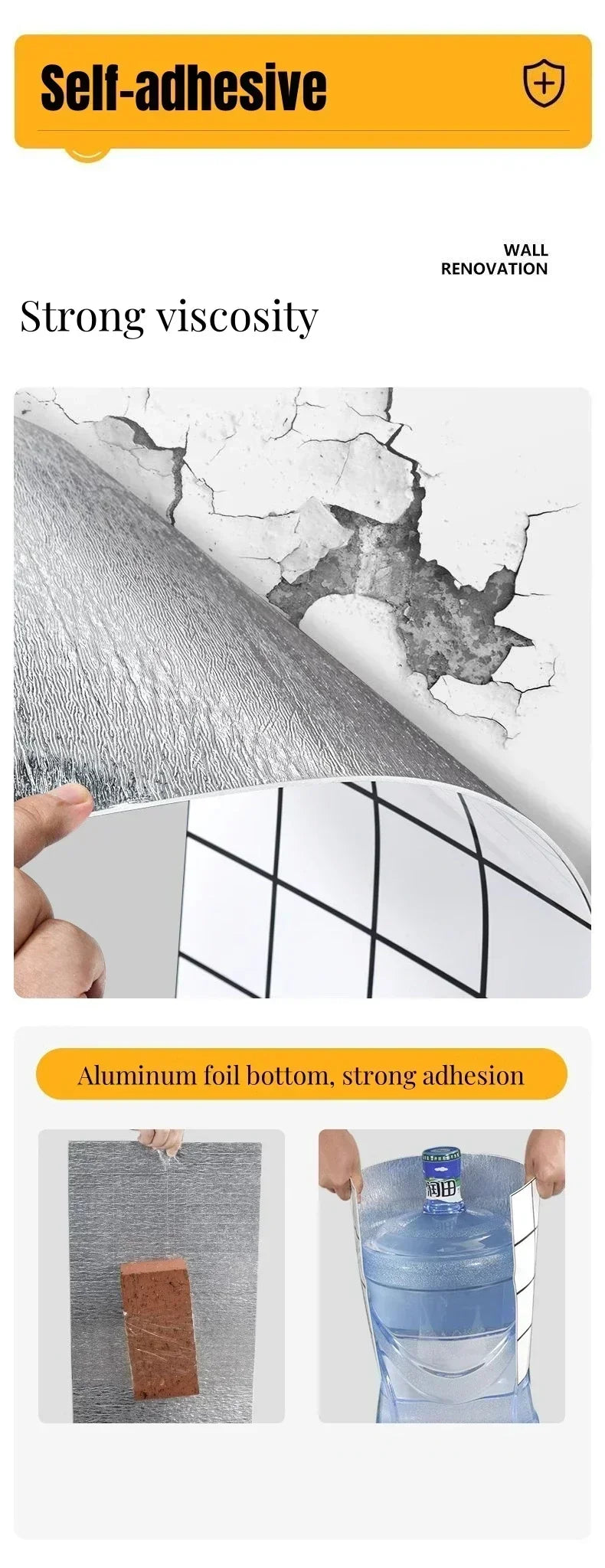 Marble Peel and Stick Wall Panels Removable Self-Adhesive Wallpaper for Kitchen Bathrooms Showers and Flooring Living Room Decor