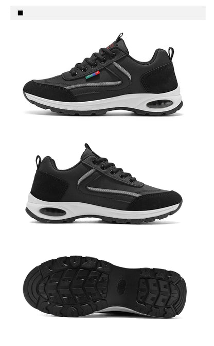 Men's Trendy Sports Shoes Lightweight Breathable Modern Non Slip Shoes Suede Detailing Outdoor Stylish Daily Wear Men Sneakers