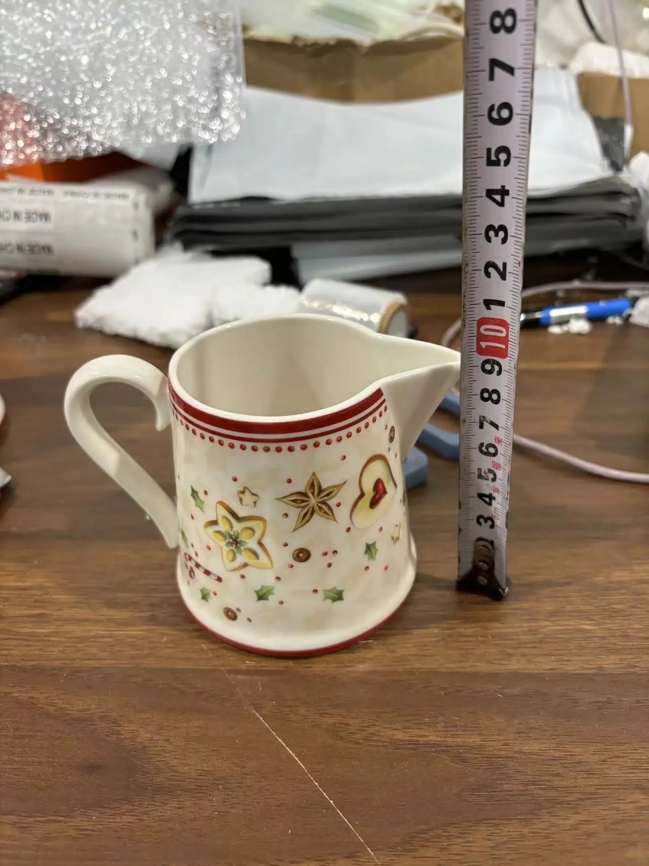 German V Bao Tableware Christmas Biscuits Plate Dish Rectangular Plate Mug Plate Salad Dish.