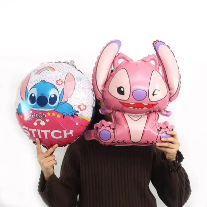 Disney Lilo Stitch Geburtstag Party Dekoration Kinder Stitch Thema Geschirr Set Engel Luftballons Happy Banner Zubehör für Mädchen zugunsten.