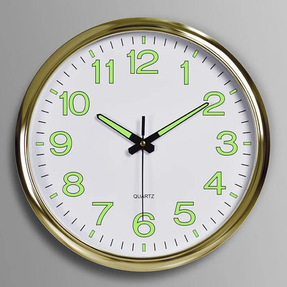 30cm Minimalistischen Wanduhr Moderne Design Glowing in the Dark Baby Zimmer Hängen Uhr Uhren Klok Nacht Wohnzimmer wohnkultur