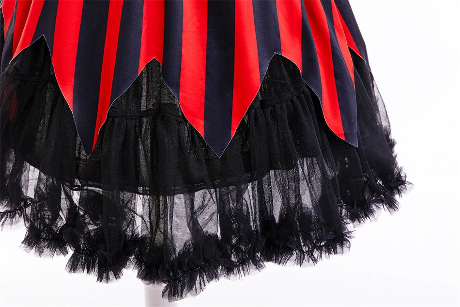 Halloween Mädchen Cosplay Piratenkapitän Kleid Kinder Karneval Event Maskerade Party Festival Kostüm Kinder Performance Bekleidung.