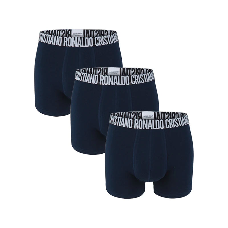 CRIIS SEVEN 7 Boxershorts für Herren, Cristiano Ronaldo, Basic-Unterwäsche aus Baumwolle, Herren-Badehose, Turnhose, bequeme Unterhose