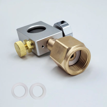 2023 Soda Water CO2 Cylinder Adapter Carbonator Refill Fill Station for CO2 Tank Bottle Filling Replacement.
