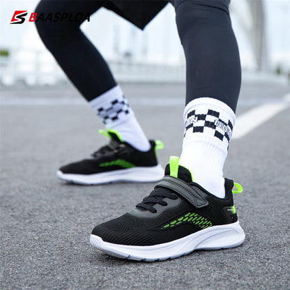 Baasploa Children Sneakers Boys Sports Shoe Tennis Casual Daily School Kids Running Shoes Walking Sneaker for Boys Free Shipping