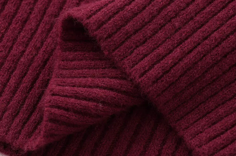 TRZA-Damen Soft Touch Übergroßer Strickpullover, O-Ausschnitt, lange Ärmel, weibliche Pullover, schicke Tops, Mode.