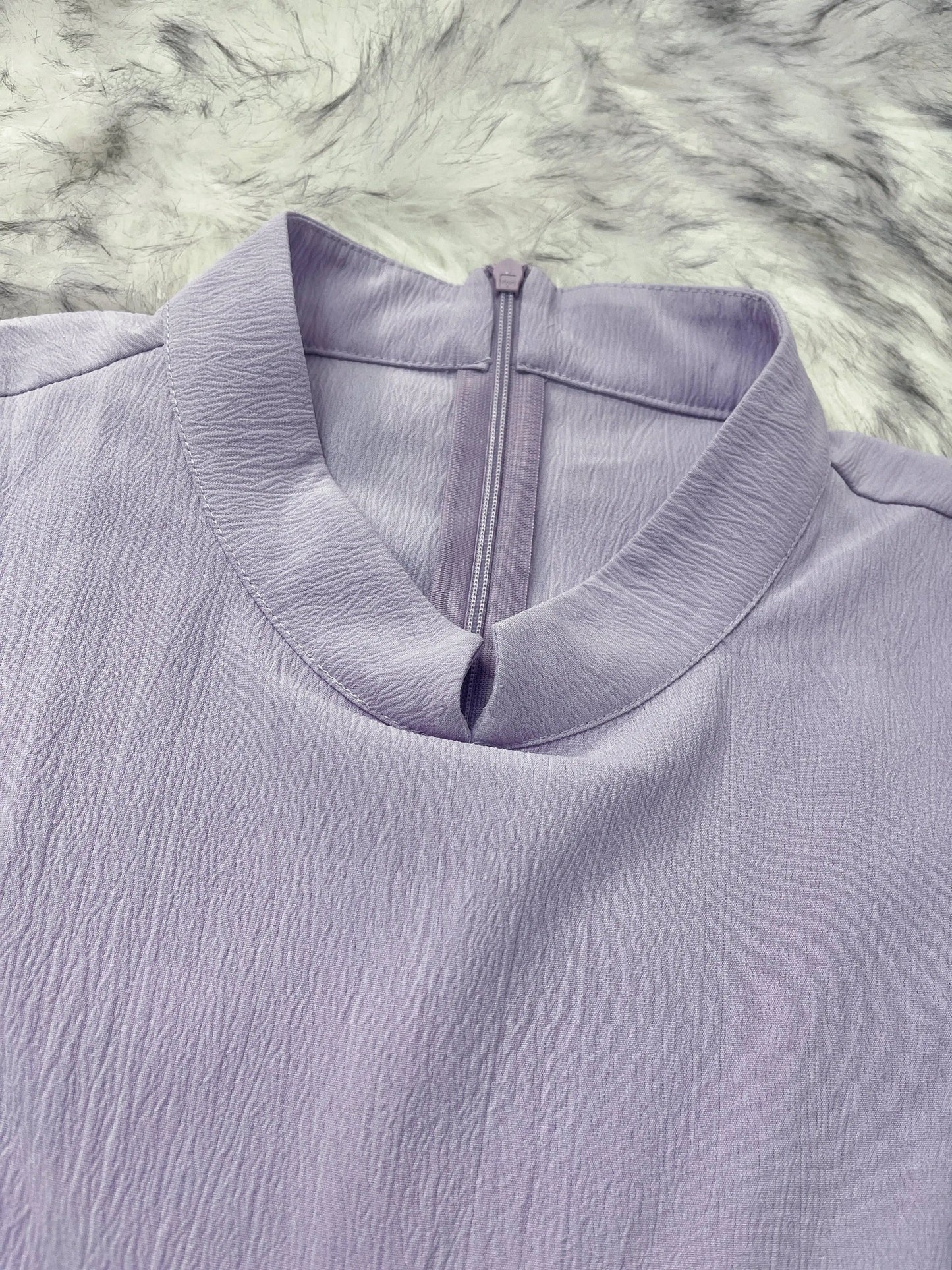 Ramadan kebaya Middle Eastern Muslim women's dress solid color pleated bat sleeve loose dress Abaya.