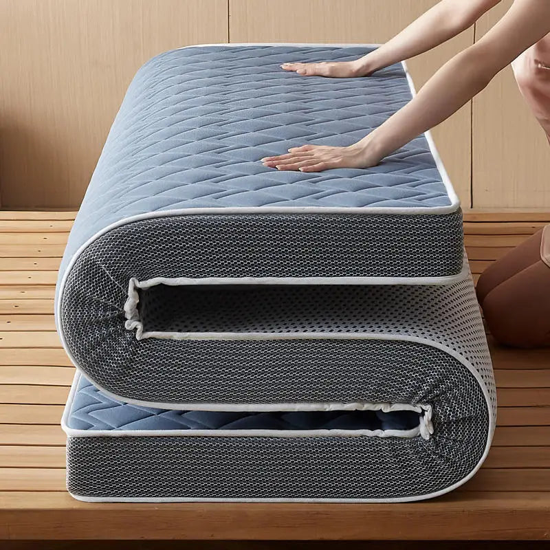 Naturlatex-Matratze, Zuhause, Schlafzimmer, Tatami, Memory, Wattepad, gepolstert, Vermietung, einzelner Studentenwohnheim, verdickt