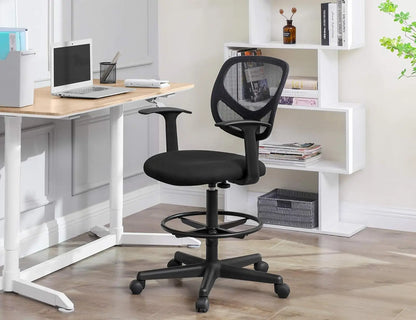 SONGMICS Chefsessel, ergonomisch, höhenverstellbare Fußstütze