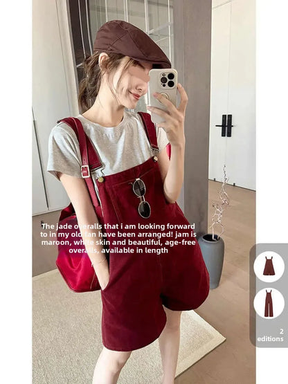 MeiYang Jamsuit Adjustable Shoulder Strap Jumpsuit Long/Short Pants Youthful Spunky One-Piece Overalls Chinese Brand Women's Clo.