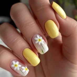 24Pcs/set Almond Press-On French Nail Tips Green Cat Eye False Nails Simple&Elegant Wearable Nail Art for Women&Girls Daily Wear