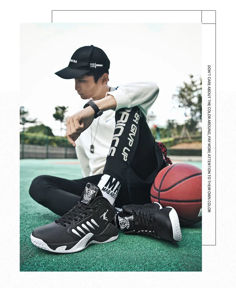 2024 Men Basketball Shoes Outdoor Sports Shoes Male Trendy Sneakers Wear Resistant Rubber Sole Basketball Shoes unisex 36-45